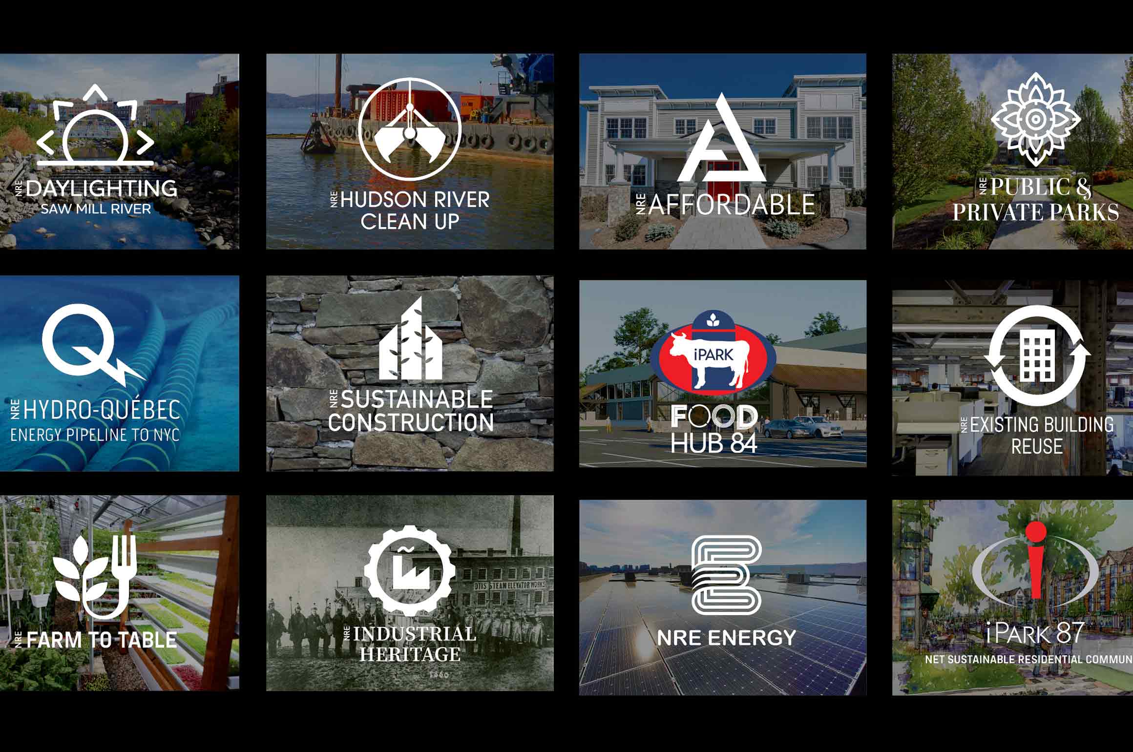 ESG Impact Gallery on National Resources website, highlighting ESG projects and initiatives in their developments.